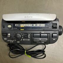  SONY ソニー TV/FM/AM 3バンド ポータブルラジオ ICF-A55V 家電 ラジオ 通電OK 中古 現状品 動作未確認_画像10