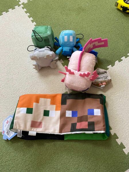 マインクラフト　肩のりぬいぐるみ　ぬいぐるみ　ティッシュボックスカバー