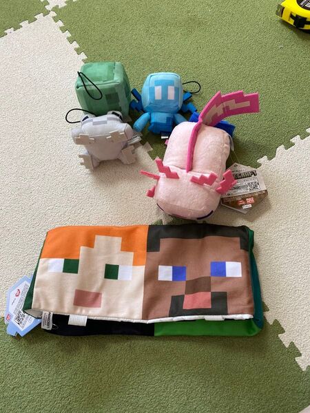 マインクラフト 肩のりぬいぐるみ ぬいぐるみ ティッシュボックスカバー