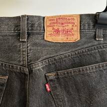 希少 《 Good Condition / W32 》80s 極上品【 Levis 501-0658 先染め ブラック デニム ビンテージ アメリカ製 】_画像2