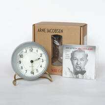 ARNE JACOBSEN アルネ・ヤコブセン / TABLE CLOCK テーブルクロック / STATION ステーション / 限定カラー：グレー / 43674_画像1