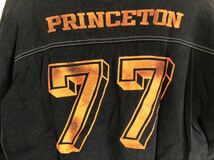 ビンテージ 7分袖 ロンT 長袖 Tシャツ サイズL ブラック アメリカ 古着 77 Princeton_画像5