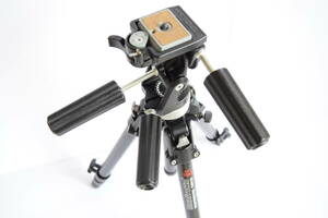 ★美品★Manfrotto マンフロット 三脚 Manfrotto Professional Tripod ART190 雲台141RC MADE IN ITALY #1222