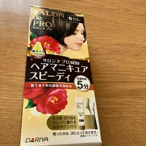 サロンドプロ ヘアマニキュア・スピーディ 白髪用 6 （ダークブラウン）100g