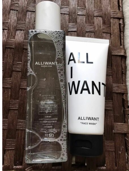 ALLIWANT アリワント 濃密泡洗顔　化粧水