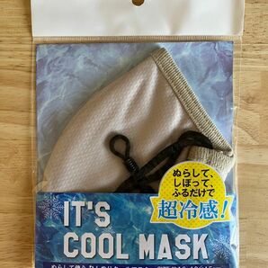 【新品未開封】it's cool mask ぬらして使うひんやりクールマスク 冷感マスク 抗菌加工 UVカット 洗えるマスク