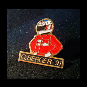 ■レース　F1　ピンバッジ　09　/ゲルハルト・ベルガー