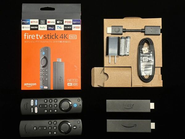 【美品】Fire TV Stick 4K + 4K Max 【Amazon】