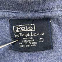 Polo by Ralph Lauren 半袖Tシャツ L 刺繍 生地USA製 ポロバイラルフローレン_画像3