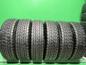 195/75R15 109/107L LT ブリヂストン DURAVIS M804 ミックスタイヤ 　トラックタイヤ　23年製 6本 8分山　195/75r15 B114