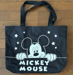 ミッキーマウス Mickey Mouse トートバッグ エコバッグファスナー開閉 大容量
