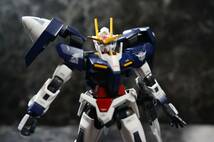 【塗装済み完成品 バンダイ HG GUNDAMOO 1/144 GN-0000 ダブルオーガンダム】_画像6