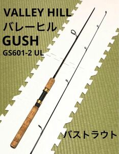 バレーヒル　ガッシュ　valley hill GUSHGS601-2 UL バスロッド　スピニング　トラウト