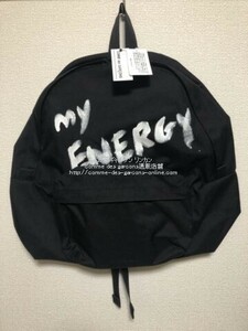 ■サカナクション山口一郎氏愛用■コムデギャルソン クリスマス限定バックパック-「my ENERGY」-オム プリュス■新品タグ付・正規品