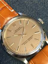 OYSTER PERPETUAL 自動巻 1002 シルバー文字盤 O/H済 美品_画像3