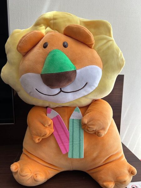 たべっ子どうぶつ ぬいぐるみ らいおんくん ギンビス 50cm