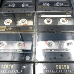 ★【ト足】メタルテープ まとめ売り 大量 43個 カセットテープ TDK SONY DENON maxell CE739ZZA05の画像4