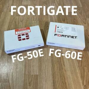 FORTIGATE 有線ルーター FG-50E FG-60E 2セット ファイアウォール ACアダプタ欠品 PC0173