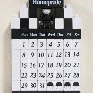 Homepride　フレッドくん　ブロック　カレンダー（万年）