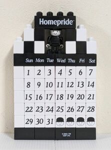 Homepride　フレッドくん　ブロック　カレンダー（万年）