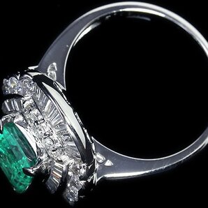 GG10805T【1円～】新品【RK宝石】≪Emerald≫ 豪華絢爛! 極上エメラルド 大粒1.99ct 極上ダイヤモンド 総計1.13ct Pt900 高級リング ダイヤの画像5