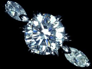 VUM9545SS【売り切り】新品【RK宝石】《Diamond》 VS-2 Eカラー 極上ダイヤモンド 特大1.01ct!! 極上脇石ダイヤ Pt900 超高級リング