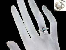 KO11569S【1円～】新品仕上【RK宝石】クレサンベール 極上アレキサンドライト 特大1.04ct!! 極上ダイヤモンド Pt900 高級リング ダイヤ_画像6