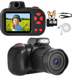 新品 キッズカメラ 子供用 トイカメラ 4800万画素 1080P HD 動画