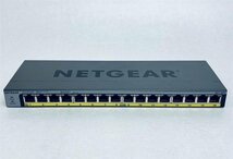 ＜中古Sランク 清掃済 美品＞NETGEAR GS116PP PoE+(183W)対応 ギガビット16ポート アンマネージスイッチ 送料無料 領収書発行_画像4