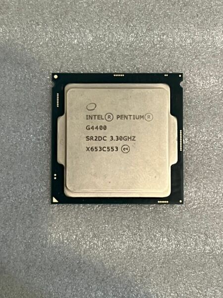 動作確認済み　Intel PENTIUM G4400 3.30Ghz SR2DC