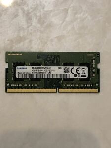 SAMSUNG DDR4 1Rx16 PC4-2400T-SCO 4GB ノート用SO-DIMM　動作確認済み