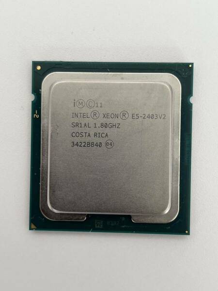 動作確認済み　Intel XEON E5 2403 1.80Ghz SR1AL