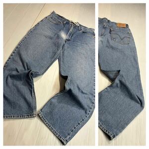 ヴィンテージ Levi's リーバイス ポーランド製 550 RELAXED FIT 色落ちデニム リラックスドフィット テーパードジーンズ パンツ W34 約85cm