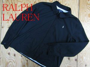 ★ラルフローレン RalphLauren★メンズ ワンポイントポニー ジップジャケット ブラック★R60428069A