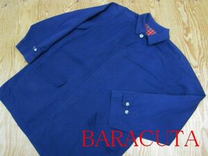 ★バラクータ BARACUTA★メンズ 裏タータンチェック ステンカラーコート★R60512009B