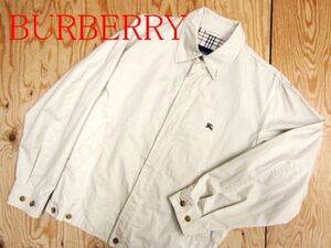 ★バーバリー BURBERRY★メンズ ワンポイントホース コットンジップジャケット ベージュ★R60519053A