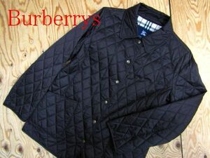 * Burberry Burberrys* lady's quilting jacket reverse side noba check Brown *R60519051A