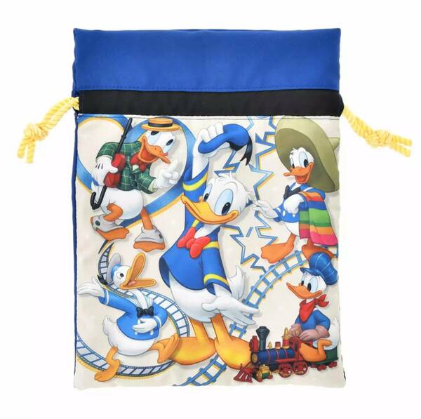 ドナルド 巾着 DONALD DUCK BIRTHDAY ディズニーストア スクリーンデビュー90周年