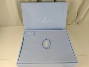 未使用保管品 WEDGWOOD ウェッジウッド 綿毛布 140×200cm 西川産業