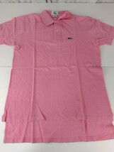 LACOSTE ラコステ 鹿の子 ポロシャツ サイズ3 M 半袖 まとめ レッド イエロー ピンク_画像8