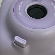 MIN【現状渡し品】 MSMK FUJIFILM インスタントカメラ チェキ Instax mini11 パープル 〈94-240501-KS-10-MIN〉_画像7