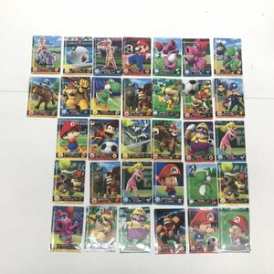 FUR【中古現状品】任天堂 amiiboカード マリオスポーツ スーパースターズ 32枚セット まとめ売り 動作未確認【024-240412-ZU-01-FUR】