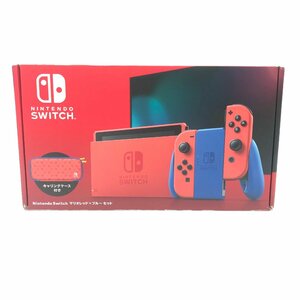 FUR【中古】グリップ欠品 Nintendo Switch(ニンテンドースイッチ) マリオレッド×ブルー セット 動作確認済み【034-240501-ZU-04-FUR】