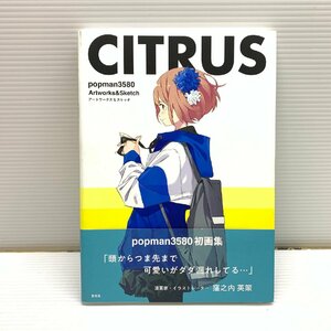 MIN【中古品】 POPMAN 3850 初画集 CITRUS アートワックス＆スケッチ 窪之内 英策 〈5-240508-KS-10-MIN〉