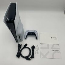 FUR【中古】完備品 SONY 新型 PlayStation5(プレステ5) ディスクエディション CFI-2000A01 動作確認済み【032-240509-ZU-02-FUR】_画像2