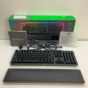 MIN【現状渡し品】 MSMK Razer レーザー Huntsman Elite ゲーミング キーボード RZ03-0187 〈88-240509-CN-28-MIN〉の画像1