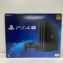 MIN【現状渡し品】 MSMG PlayStation 4 Pro CUH-7000BB01 ジェットブラック 欠品あり PS4 プレステ 〈33-240514-ME-27-MIN〉_画像2