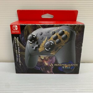 MIN【ジャンク品】 MSMG Nintendo switch Proコントローラー モンスターハンターライズエディション 〈24-240515-KS-25-MIN〉