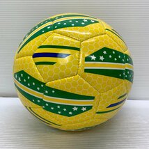 MIN【中古品】 MSMS サッカーボール フットサル フットボール ブラジル 直径約22cm 〈124-240517-KS-22-MIN〉_画像4