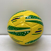 MIN【中古品】 MSMS サッカーボール フットサル フットボール ブラジル 直径約22cm 〈124-240517-KS-22-MIN〉_画像2
